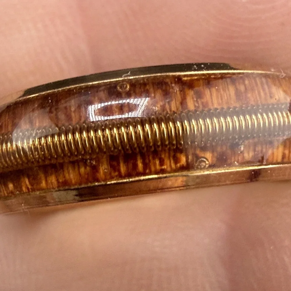 Ring Resin Guitar String Gold‎ Tone Size 6